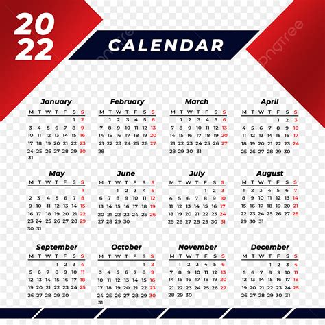 Gambar Kalender 2022 Bentuk Geometris Kreatif Kalender Satu Halaman