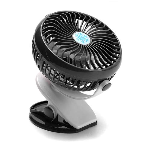Clip On Oscillating Fan Rechargeable Usb Desk Fan Stroller Mini