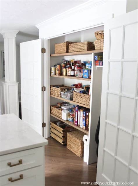 How To Organize A Reach In Pantry Our New Pantry Closet A Super