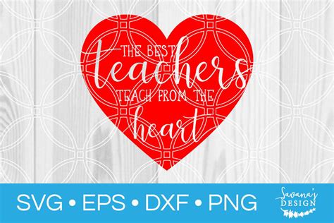 The Best Teachers Teach From The Heart So Fontsy