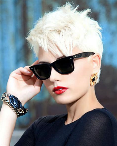 We love the short, tapered sides and voluminous top. The Best Short Pixie Haircuts and Hairstyle Images for ...