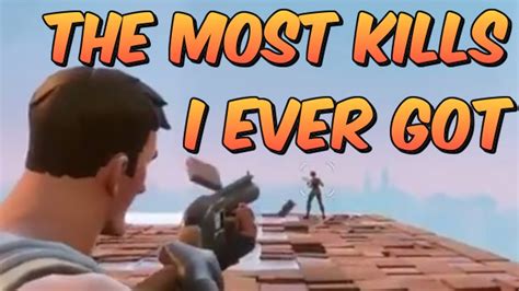 Most Kills I Ever Got In 1 Game Fortnite Battle Royal Solo Gameplay