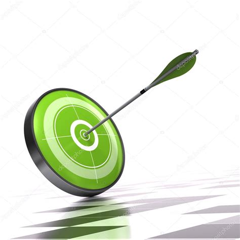 Green Target And Arrow — Stock Photo © Olivier26 6899320