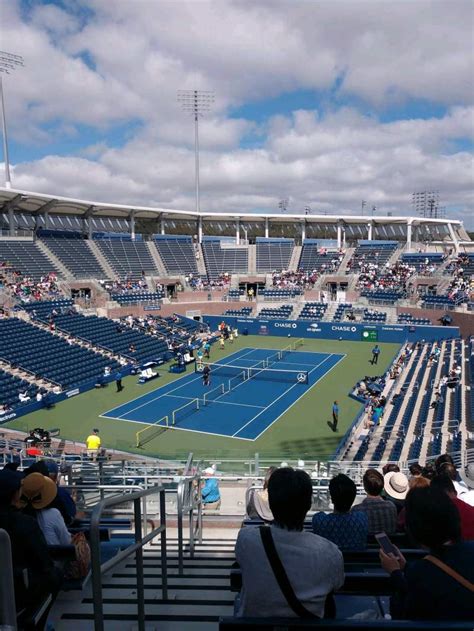 A view of what the new grandstand stadium will look like on the southwest corner of the usta billie jean king national tennis center. Billie Jean King National Tennis Center, Grandstand ...
