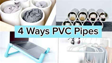 4 Ways To Organize Your Bedroom With Pvc Pipes Youtube