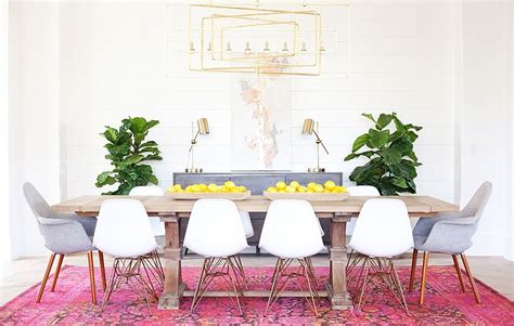 Pecans Project Dining Room E Interiors This Colorful Modern Dining