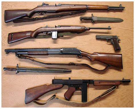 American Small Arms In Use During World War Ii