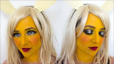 Glam Pikachu Halloween Makeup Tutorial Youtube
