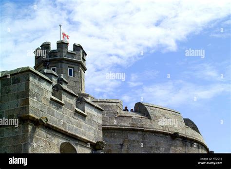 Battlements Of Pendennis Castle Falmouth Cornwall 2006 Artist