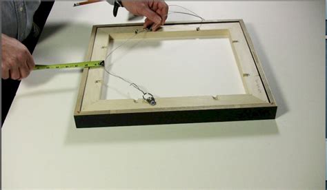 Attaching Picture Hanging Wire To Frame Picture Frames Wire Picture
