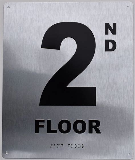 2nd Floor Ada Sign The Sensation Line Dob Signs Nyc Your Official