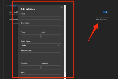 How To Add Address For Autofill In Edge Computer Computer Edges