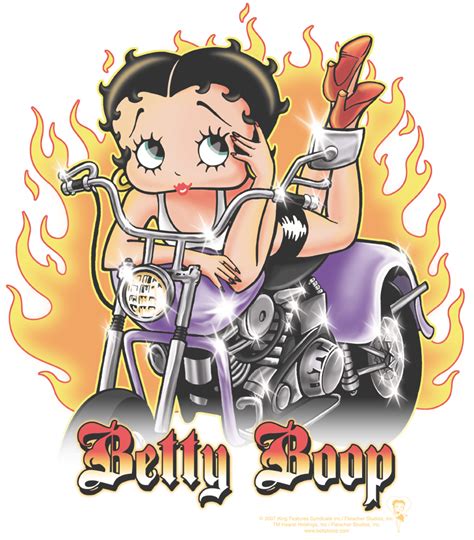Betty Boop Motorcycle Menpastor