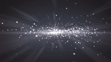 White Stars And Particles That Move Around Relaxing Screensaver