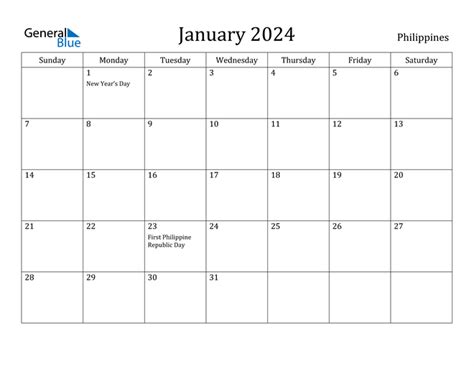Large January 2024 Calendar Calendar Printables