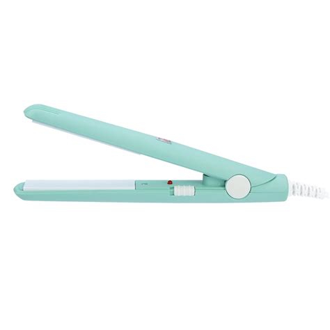 Tebru Mini Hair Flat Iron Ceramic Straightener Tourmaline Flat Iron