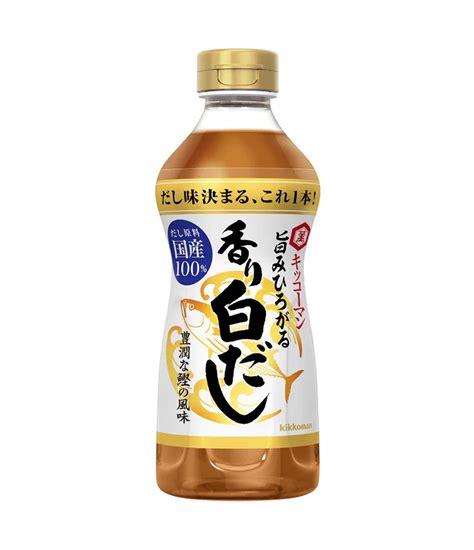 Kikkoman Hon Tsuyu Kaori Shiro Dashi Soup And Sauce Base 500ml