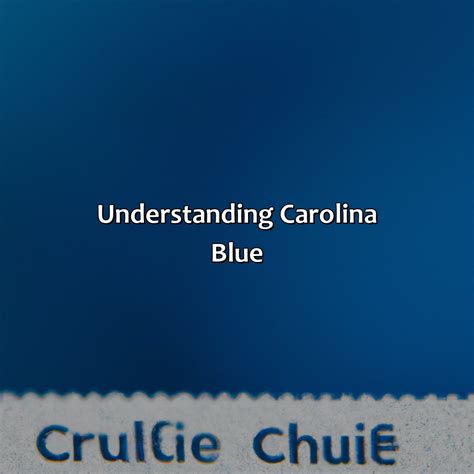 What Color Is Carolina Blue