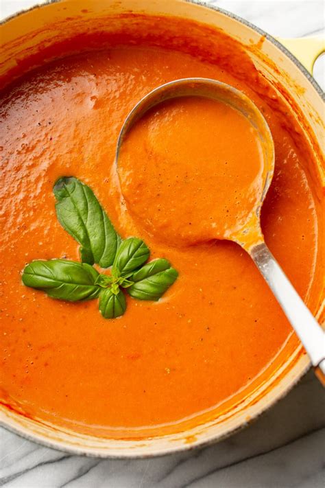 Easy Tomato Soup Recipe • Salt And Lavender