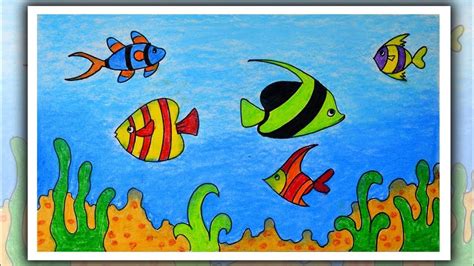 How To Draw An Aquarium Step By Step At Drawing Tutorials