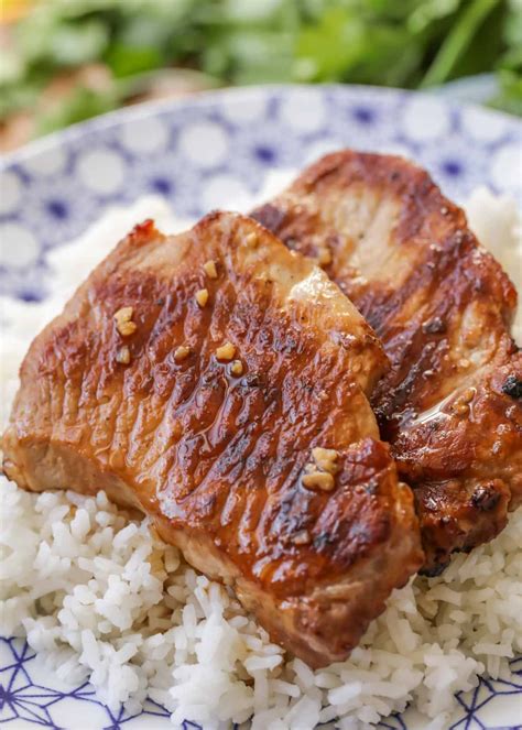Even the leftovers are good! Easy Teriyaki Pork Chops recipe | Lil' Luna