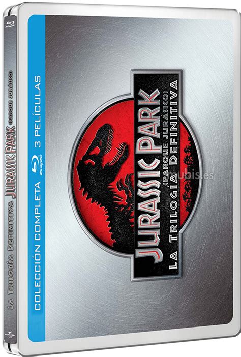 Trilogía Jurassic Park Parque Jurásico Edición Metálica Blu Ray