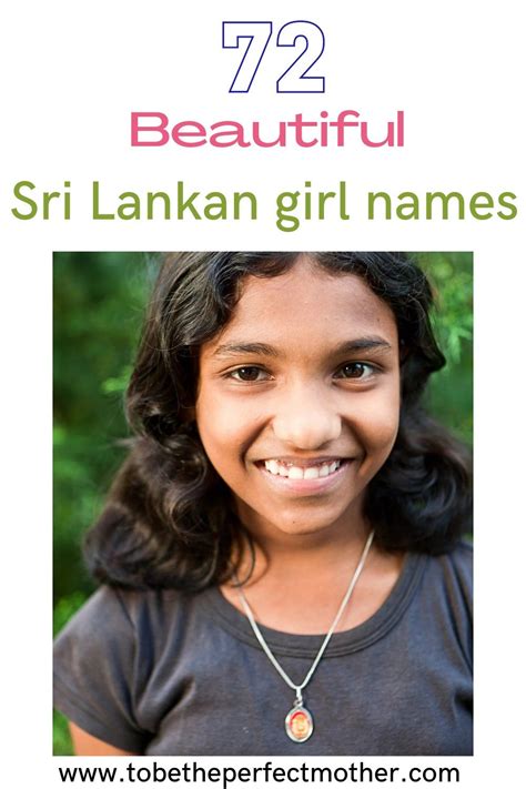 72 Beautiful Sri Lankan Girl Names With Meanings To Be The Perfect Mother In 2022 Indian