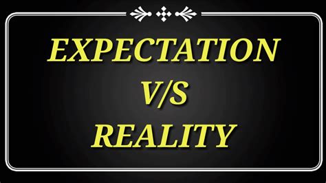 Expectation Vs Reality Part 1 Youtube