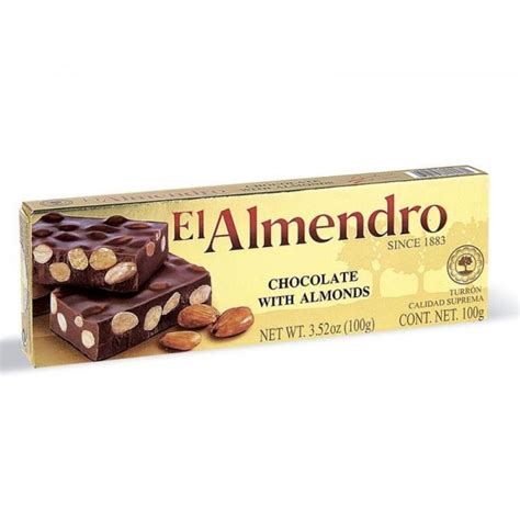 Turron El Almendro Almendra Con Chocolate Gr