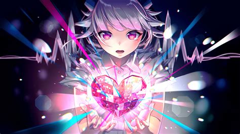 Anime Hearts Heart  Animated Hearts Neon S Glitter Lights