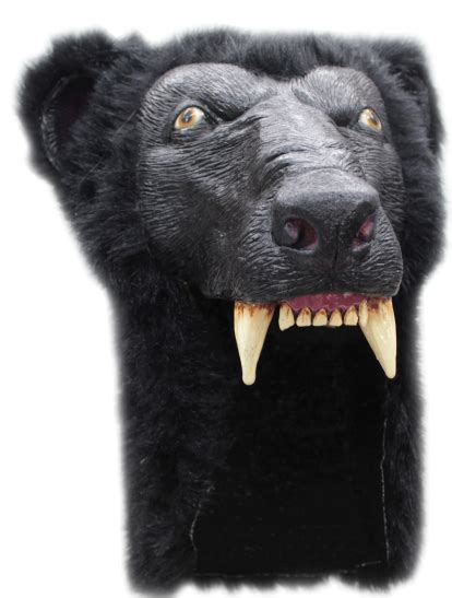 Latex Black Bear Mask