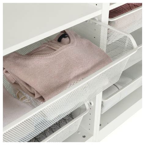Wipe dry with a clean cloth. KOMPLEMENT Mesh basket with pull-out rail, white, 29 1 ...