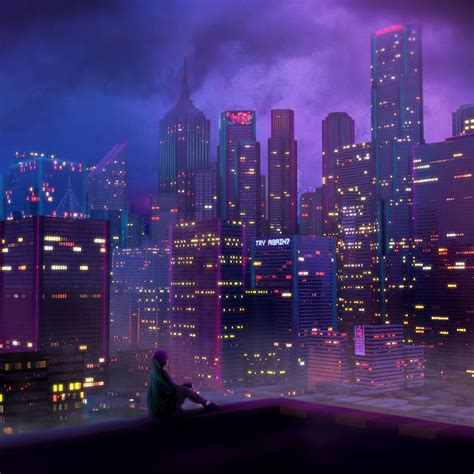 City Anime Tower Wallpapers Wallpaper Cave