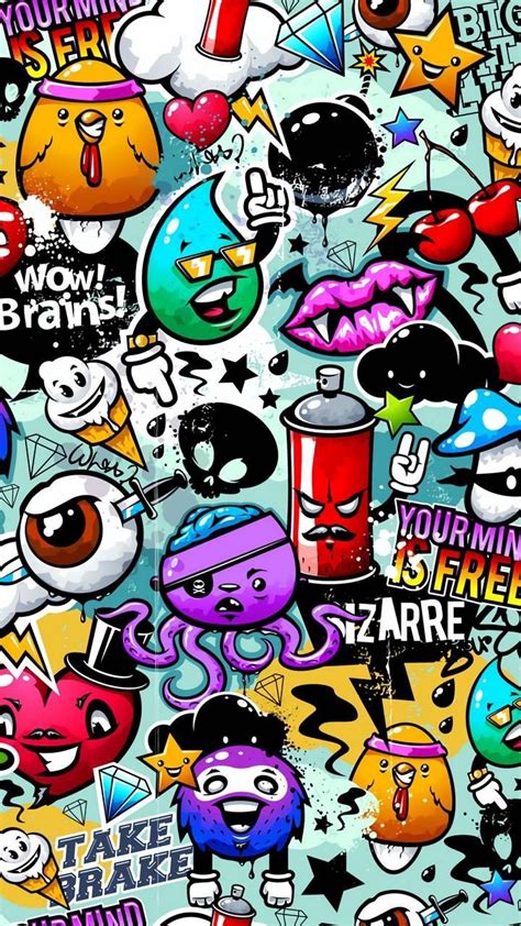 Cartoon Graffiti Wallpapers On Wallpaperdog