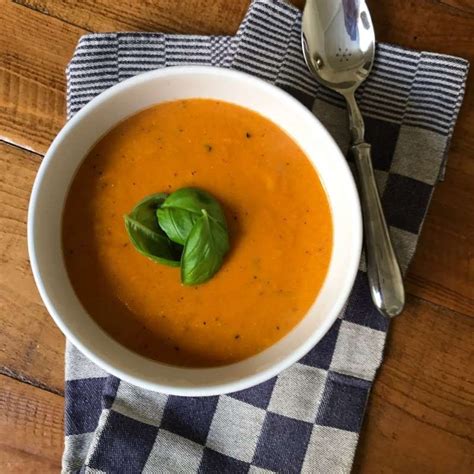 A Bowl Of Soup On A Table Best Tomato Soup Recipes Tomato Soup Pioneer Woman