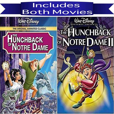 The Hunchback Of Notre Dame Dvd Series 1and2 Movies Set Include Both Mov