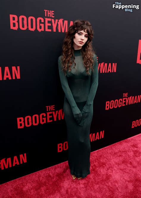 Sophie Thatcher Looks Sexy In A See Through Dress At The Boogeyman