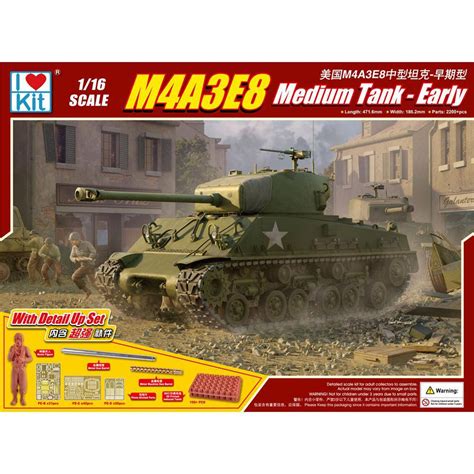 I Love Kit 116 Us M4a3e8 Sherman Easy Eight Wwii Medium Tank Early