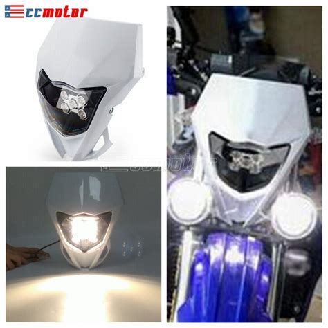 White Led Headlight For Yamaha Wr250r Wr250x Wr250f Wr450 Yz250 Ttr110