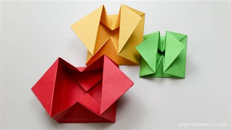 Origami Envelope Box Instructions Paper Kawaii