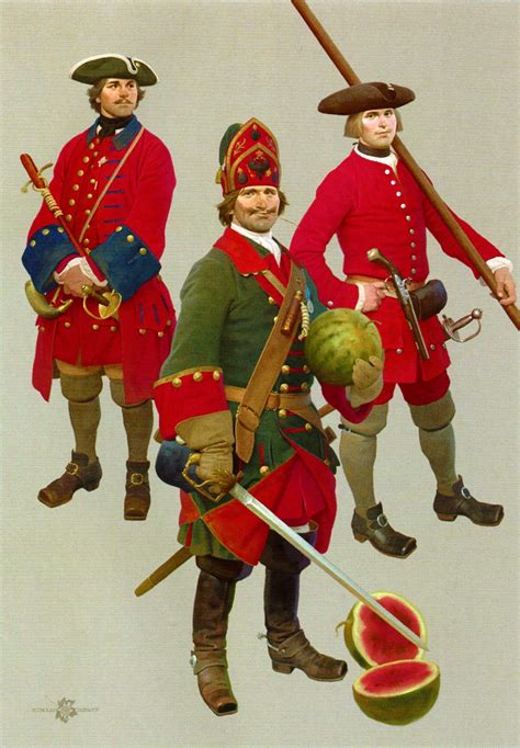 Century Uniforms, Swedish Army, Great North, Military Artwork