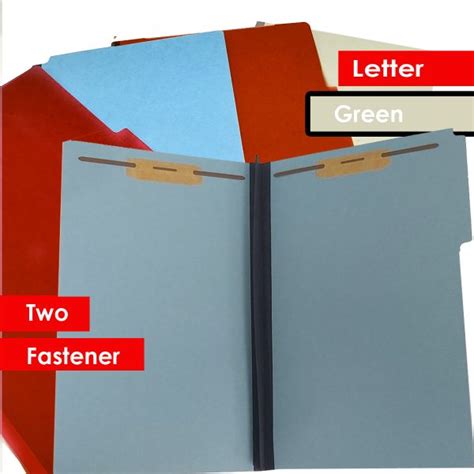 Pressboard Folder 2fast Legal Box 25 Red Blue Green Pr Office