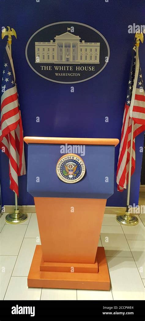 White House Podium Replica Hi Res Stock Photography And Images Alamy