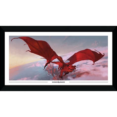 Dungeons And Dragons Red Dragon Art Print Sunnygeeks