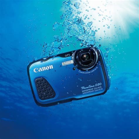 Canon Powershot D30 Underwater Digital Camera Petagadget