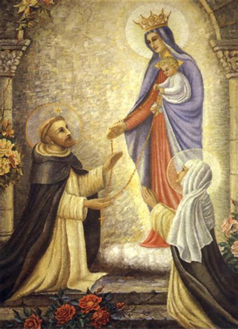 Other Saints Our Lady Of The Rosary And St Dominic Réf Ic5030