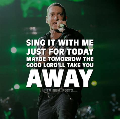 Sing For The Moment Eminem Eminem Quotes Rap God