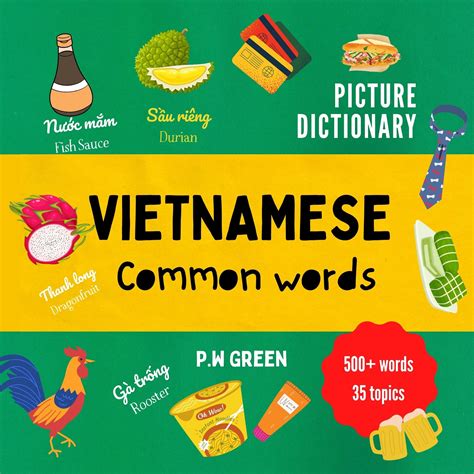 Buy Vietnamese Common Words A Picture Dictionary On Vietnamese Common Words Bilingual