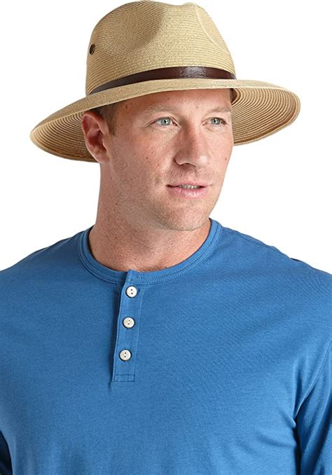 Coolibar Upf 50 Mens Smartstraw Packable Golf Hat Sun