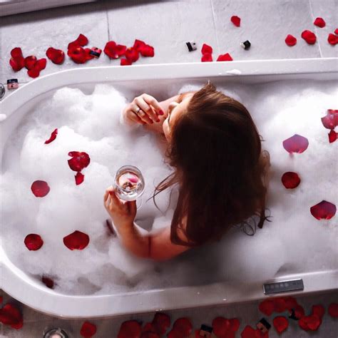 Chica Tomando Baño Bubble Bath Photography Milk Bath Photography